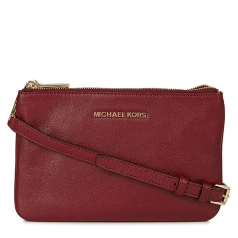 michael kors soft leather crossbody bag|Michael Kors burgundy crossbody bag.